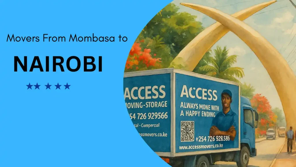 Professional movers from Mombasa to Nairobi transporting household goods safely