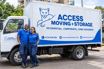 Movers near me in Nairobi - Access Moving + Storage truck and team in Westlands